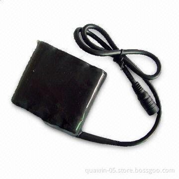 7.4V 4400mAh 18650 Li-ion Battery Packs with Water-Proof Coating Rubber